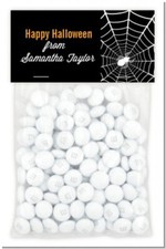 Spider - Custom Halloween Treat Bag Topper with candy bag