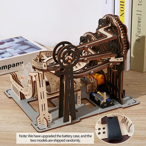 DIY 3D Wooden Marble Run Puzzle Kit - Mechanical Model Building Set STEAM - Picture 5 of 7