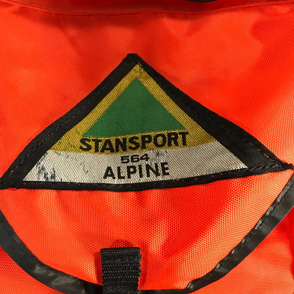 Paquete de día vintage Stansport Alpine 564 naranja nailon años 70 Gorpcore excursionista estético Foto 4 de 4