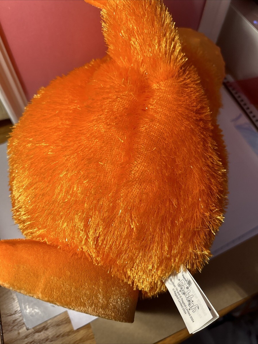 Vintage Hasbro 2004 Orange Animated Boohbah Zumbah Musical Plush