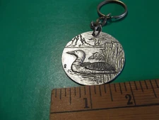 Unique Collectible Keychains Metal 2"in Arctic Canadian Duck