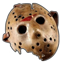 Jason Mask Friday The 13th Die Cut Vinyl Decal