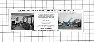 Oving Buckinghamshire House Sale Advert - 1967 Clipping