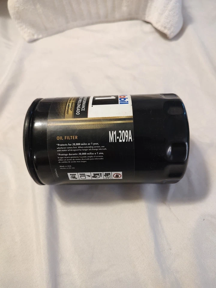 🔥 Filtro de aceite Mobil1 M1-209A Premium rendimiento extendido 20.000 millas (1 filtro) Foto 4 de 4