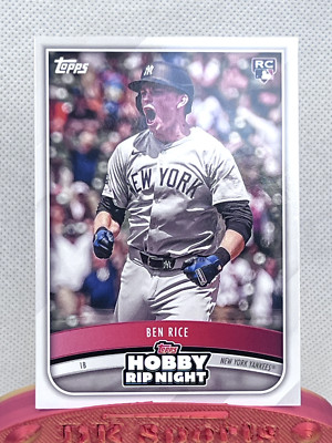 2025 Topps Hobby Rip Night #13 Ben Rice RC New York Yankees | eBay