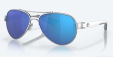 Costa Del Mar Loreto Palladium / Blue Mirror Polarized Glass 580G - NEW