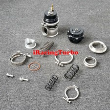 60mm External Wastegate Actuatorbov 50mm Turbo Intercooler Blow Off Valve Black
