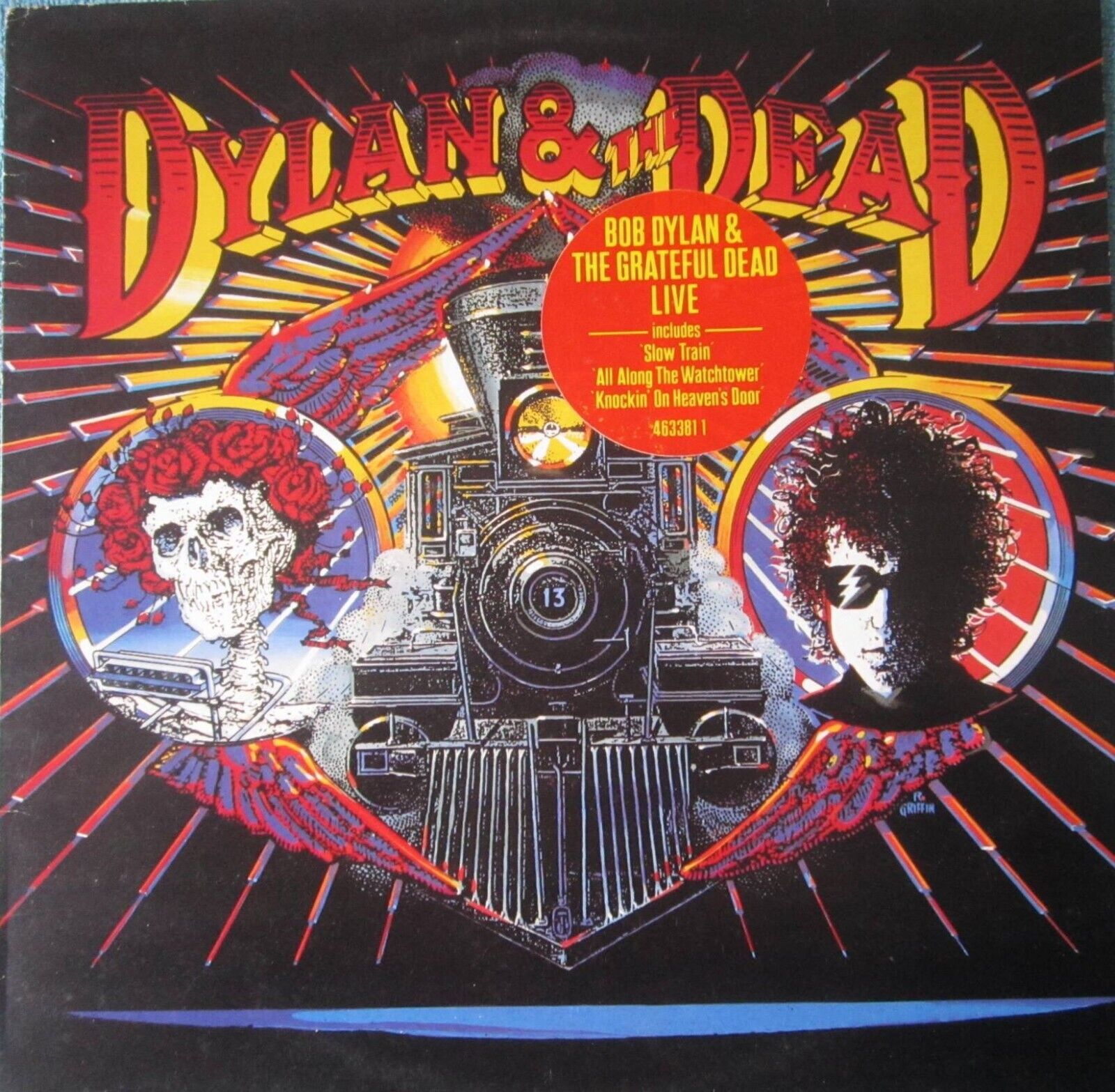 Dylan & the Dead . Bob Dylan & The Grateful Deal Live ,  CBS VG+