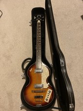 Alden Violin Bass Guitar with Hard Case Like Hofner