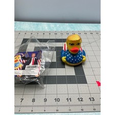 Trump Rubber Duck Patriotic American Flag Toy Collectible Political Gag Gift