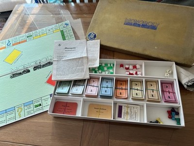 Monopoly Goldene Ausgabe Nr. 102/3 Vintage - Super selten, Rarität - Vollständig