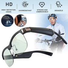 Smart Glasses Headset Wireless Bluetooth 5.3 Sunglasses Sports Earphone Mic Call