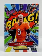 2025 Wild Card Comix Joe Burrow /3 Rookie & Legends. rookie card picture