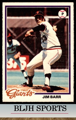 1978 Jim Barr #19
