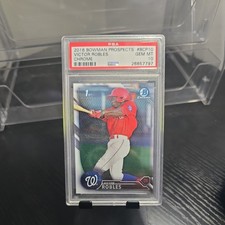 Victor Robles 2016 Bowman Chrome Prospect RC #BCP10 PSA 10 Gem Mint Nationals