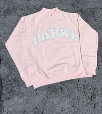 Parke Women  s Varsity Mockneck Sweatshirt Sprinkle Size L/XL with Bag