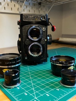 Yashica Mat 124G TLR Film Camera - CLA -Working Meter - Tested - Great Condition