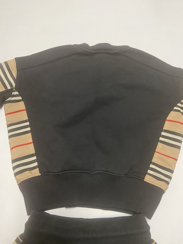 Burberry Plaid Kids Sweatshirt & Sweatpants Matching Set Size 4Y Pre Owned Good - Picture 13 of 14