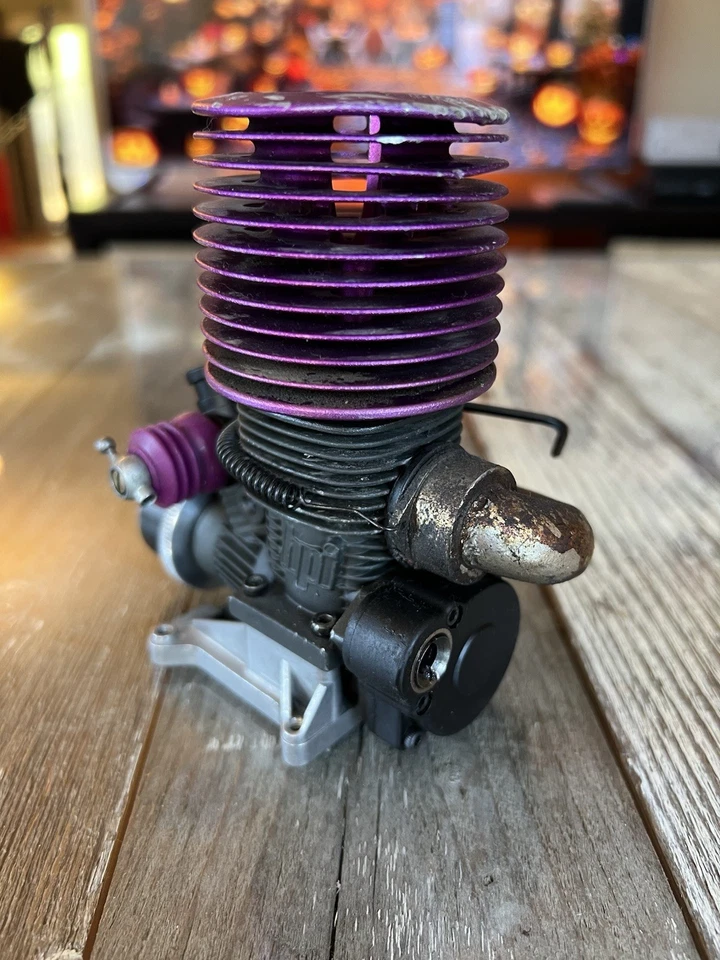 Motor Nitro HPI Savage X 4.6 GT con disipador de calor de arranque Roto, carburador deslizante, Exhost Foto 4 de 4