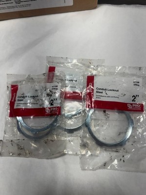 Rigid Sigma Pro Connex 2'' Conduit Locknut Steel 47106 - Lot of 3
