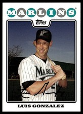 2008 Topps Luis Gonzalez Florida Marlins #442