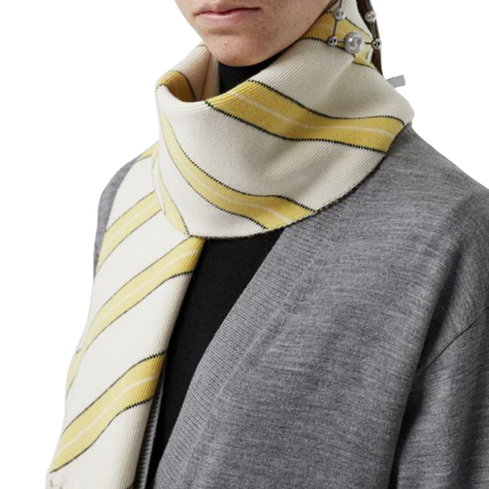 Шерстяной кашемировый шарф унисекс Burberry London 37290₽