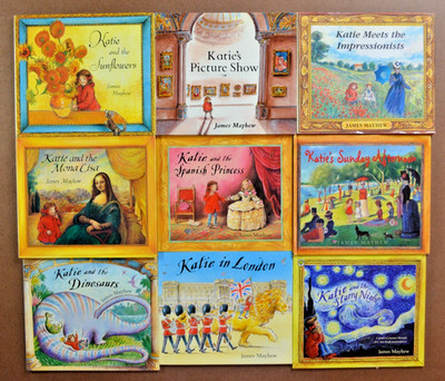 Lot 9 JAMES MAYHEW Picture Books Katie in London Mona Lisa Bathers PB/HB L1