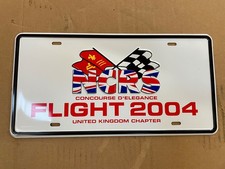 Corvette NCRS Nummernschild - Flight 2004 - Instant Man Cave!