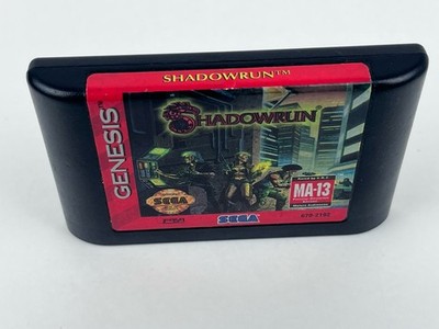 SEGA Shadowrun MA-13 for Sega Genesis Game Cartridge Only - Tested and Works!
