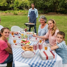 400-Piece Disposable Party Pack with Plates, Cups, Napkins & Cutlery for Events