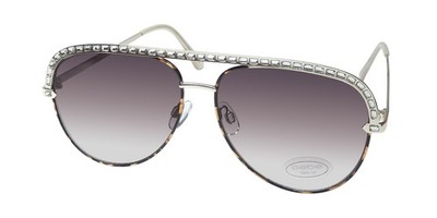 BEBE BBOP1033 SUNGLASSES PILOT SHAPE EYEWEAR 100% UV RAYS PROTECTION HIP & CHIC