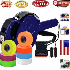 Easy-Load Lite Price Gun with 1 White Roll and 6 Colorful Labels Included