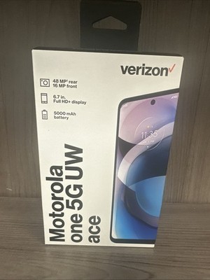New Motorola One 5G UW Ace - 64 GB - Gray (Verizon Prepaid)