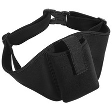Neoprene Mic Belt Pack for Fitness Adjustable Waist Band Black Durable