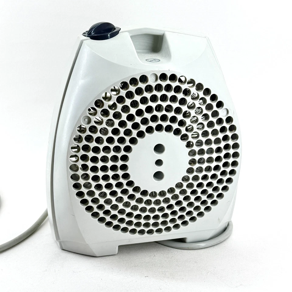 GLEN GU2S 2000W FAN HEATER 230V PORTABLE ELECTRIC ROOM DESK SPACE WARMER WHITE - Image 3 of 4