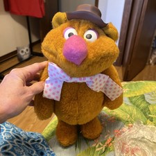 Fisher-Price Fozzie Bear Stuffed Animal Plush Vintage 1976 Muppet Doll 13