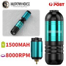 WORMHOLE Tattoo Machine Wireless Pen Gun Rotary Motor Power Supply Battery USB