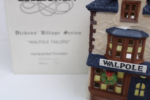 Department 56 Walpole Tailor 1988 Heritage Dickens Village Series De colección - Imagen 3 de 10
