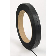 GRAINGER APPROVED 6LGA3 Plastic Strapping,Hand Strapping,1/2" 6LGA3