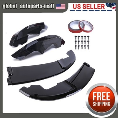 Performance Style Front Lip Splitter For 14-2020 BMW F32 4 Series M Sport Bumper