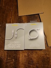 2pk 6' USB-C to USB-C Fast Charging Silicone Cable - heyday White Clay