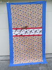 "Hired Hand" Flannel Quilt Top - Horses and Native Print Animals — photo 1
