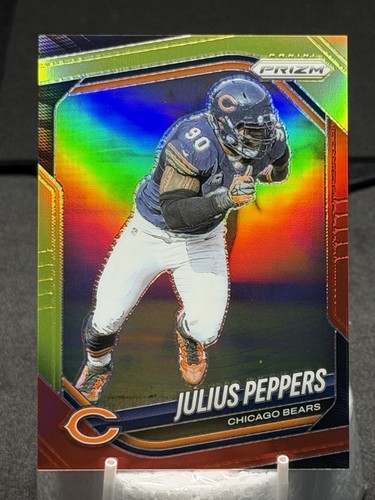 2025 Panini Prizm Red Yellow #296 Julius Peppers /44
