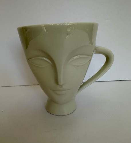 Jonathan Adler Kaffeebecher Frauengesicht Teetasse Handarbeit Muse Collection Neu