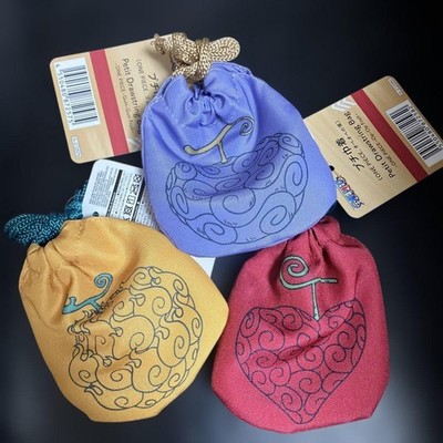 DAISO One Piece Drawstring Set Gomu Gomu Meramera Ope Ope No Mi Unused