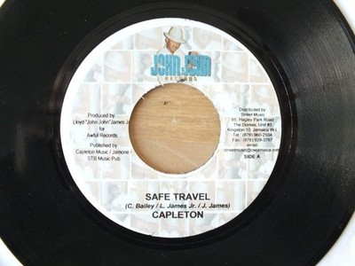 Capleton /  Safe Travel  7'' Single  JAMAICA  Vinyl  vg+