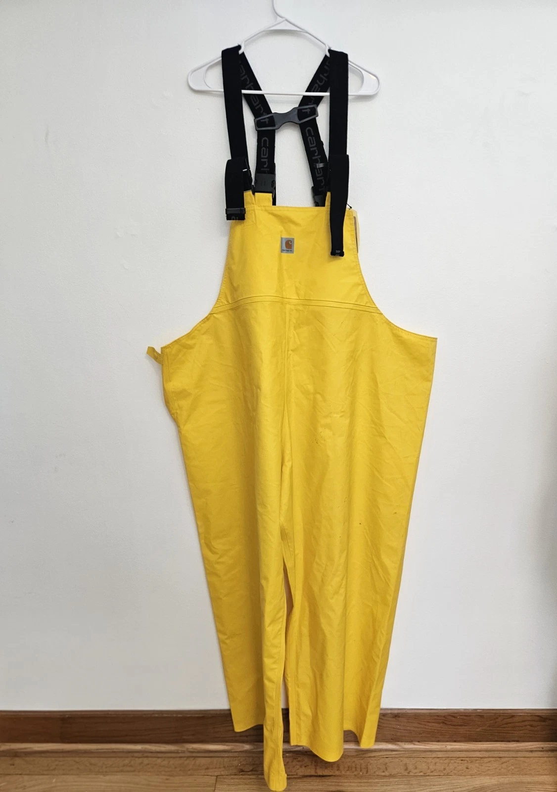 Carhartt Waterproof Yellow Loose Fit Bib Overalls Men’s Big & Tall 3XL