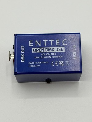 Enttec Open DMX USB 70303, 1 Universe Lighting Interface -Entry Level (Open Box)