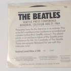 The Beatles Seattle Press Conference Vinyl 7" Single Topaz 1989 T-1353 Ltd Ed