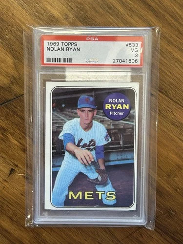 1969 Topps Nolan Ryan #533 PSA 3